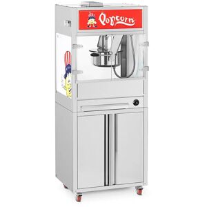 Popcorn Machine - with base cabinet on wheels - Royal Catering - medium RCPS-16BE