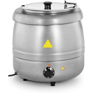 Royal Catering Soup Kettle -electrical - 10 L - Steel - silver-coated RCST-9405