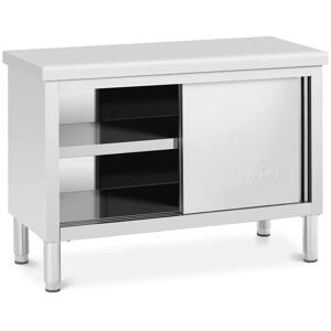 Stainless steel work cabinet - 120 x 50 cm - 390 kg capacity - Royal Catering RCAT-120/50-WTP