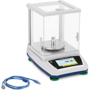 Steinberg Systems Precision Scale - 1200 g / 0.01 g - Ø 115 mm - Touch-LCD - large glass draft shield SBS-LW-1200-MAX