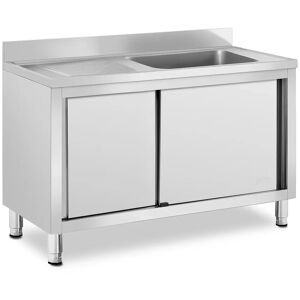 Commercial Kitchen Sink - 1 basin - Royal Catering - Stainless steel - 500 x 400 x 260 mm RC-IKS07