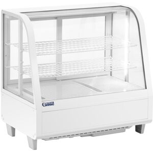 Refrigerated Display Case - 100 L - Royal Catering - 3 levels - white RCCC-100-WT Refrigerated Display Case - 100 L - Royal Catering - 3 levels - white RCCC-100-WT