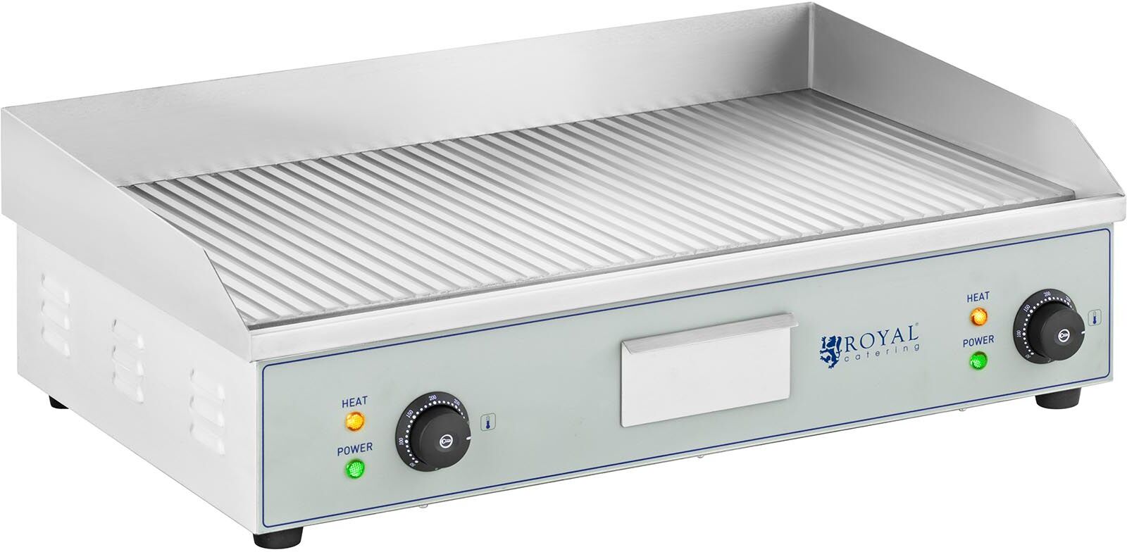 Double Electric Griddle - 400 x 730 mm - Royal Catering - 2 x 2,200 W RCEG-73R
