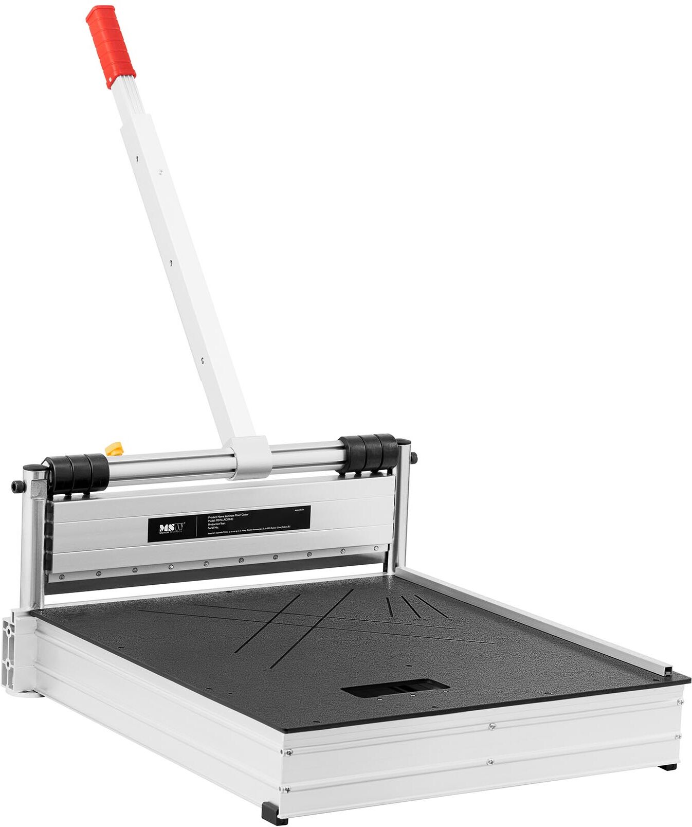 MSW Vinyl and Laminate cutter - manual - thickness: 16mm - angle gauge - 490mm - Wheels MSW-LFC19HD