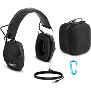 MSW Noise Cancelling Headphones - Dynamic External Noise Control - Black MSW-HEPR40B