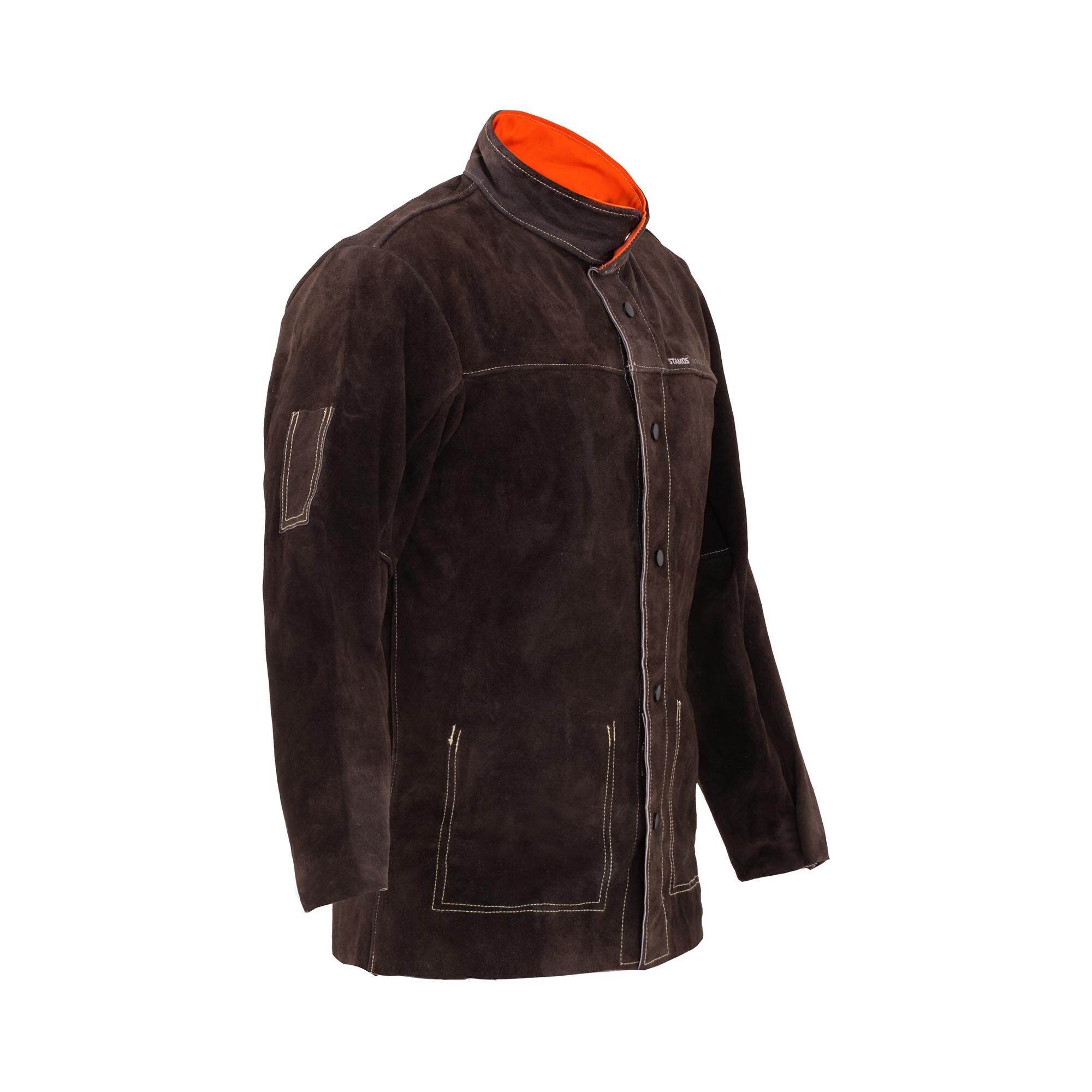 Stamos Welding Group Cow Split Leather Welding Jacket - size XL SWJ01XL