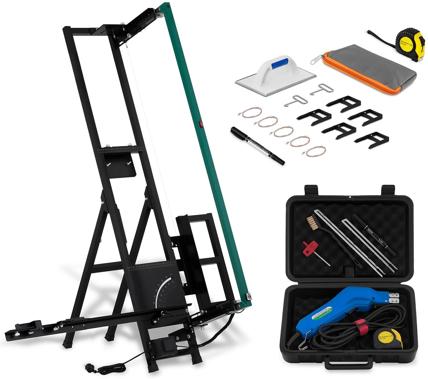 Pro Bauteam Styrofoam Cutter Set Alucutter - 200 W and Hand Cutter Styrocutter - 250 W ALUCUTTER Set Pro Bauteam Styrofoam Cutter Set Alucutter - 200 W and Hand Cutter Styrocutter - 250 W ALUCUTTER Set