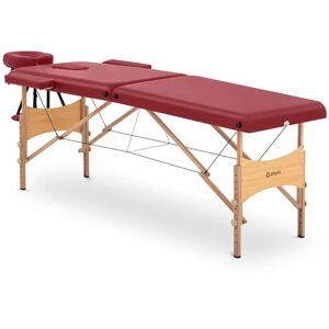 physa Folding Massage Table - 185 x 60 x 63-86 cm - 227 kg - Red PHYSA TOULOUSE RED