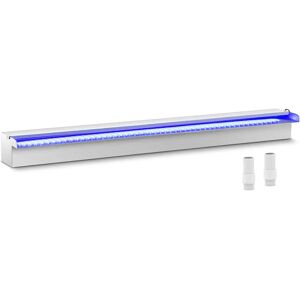 Uniprodo Garden Waterfall - 90 cm - LED lighting - blue / white - open water outlet UNI_WATER_35