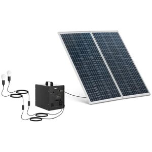 MSW Solar Power Station - 1000 W - 5 / 12 /230 V - 2 LED-Lights S-POWER SYSTEM PSWI 1000