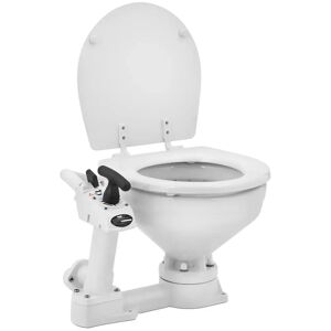 MSW Boat toilet with hand pump - ceramic basin - convenient and compact MSW-M-MOMT