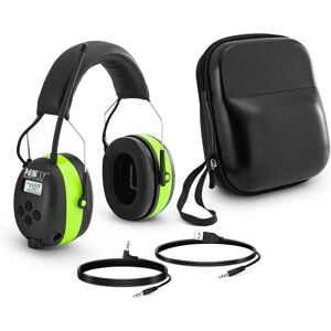 MSW Bluetooth Noise Cancelling Headphones - microphone - LCD display - rechargeable battery - green MSW-HEPR20G