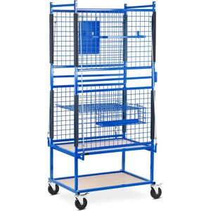 MSW Spare Parts Carts - for body parts - 60 x 90 x 202 cm - 220 kg MSW-RPS-500