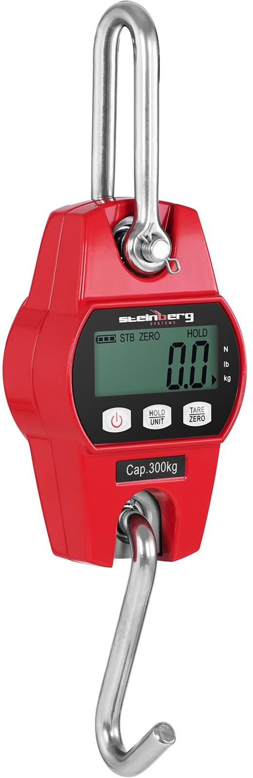 Steinberg Systems Crane Scale - 300 kg / 100 g - red SBS-KW-300AR Steinberg Systems Crane Scale - 300 kg / 100 g - red SBS-KW-300AR