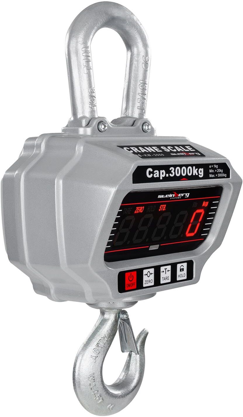 Steinberg Systems Crane Scale - 3,000 kg / 1 kg SBS-KW-3000 Steinberg Systems Crane Scale - 3,000 kg / 1 kg SBS-KW-3000