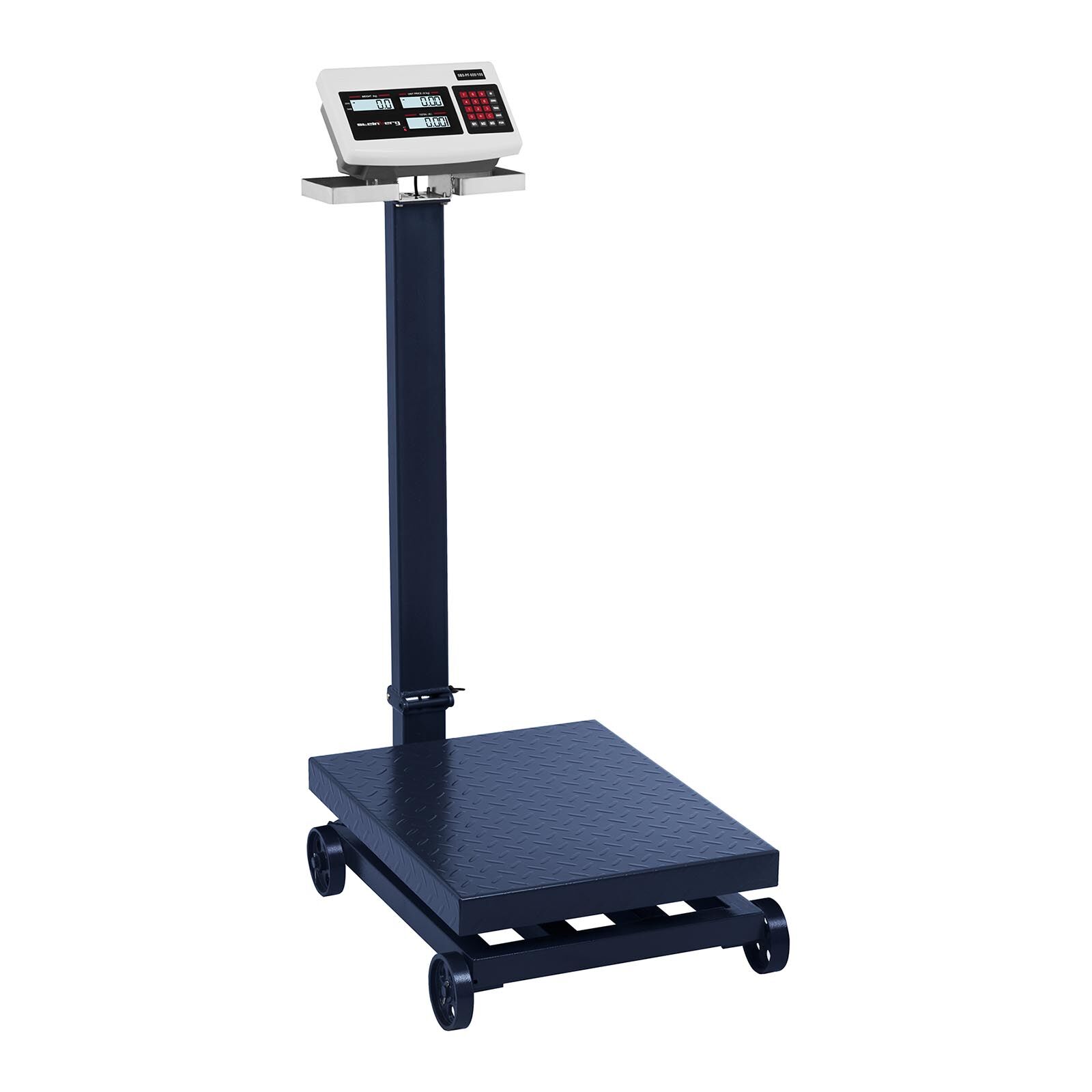 Steinberg Systems Factory seconds Platform Scale - 600 kg / 100 g - LCD - rolling SBS-PF-600/100