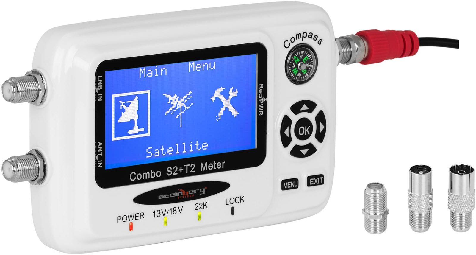 Steinberg Systems Satellite Finder - DVB-S2 - DVB-T2 SBS-SF-300