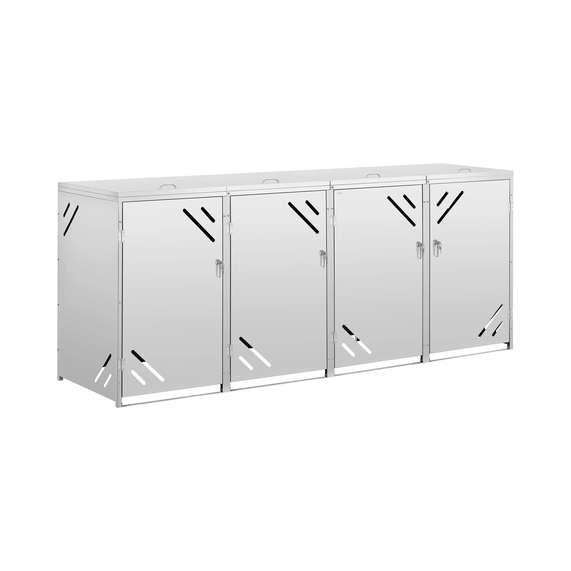 ulsonix Bin Storage Box - 4 x 240 L - diagonal air slots ULX-480-2