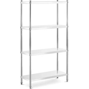 Metal Shelving Unit - 100 x 40 x 180 cm - Royal Catering - 200 kg RCER-10040