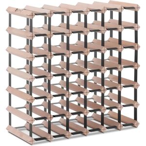 Wine Rack - wooden - for up to 42 bottles - Royal Catering RCWE-01