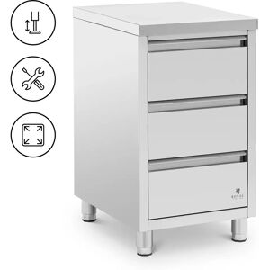 Metal Cabinet - 3 drawers - Royal Catering RCCD-3S