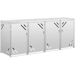 ulsonix Bin Storage Box - 4 x 240 L - diagonal air slots ULX-480-2