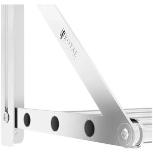 Royal Catering Wall Shelf - folding - tube style - 100 x 30 cm - 40 kg - stainless steel RC-TFWH100X30