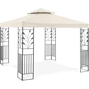 Uniprodo Garden Pavilion - 3 x 3 m - 180 g/m² - cream UNI_PERGOLA_3X3B