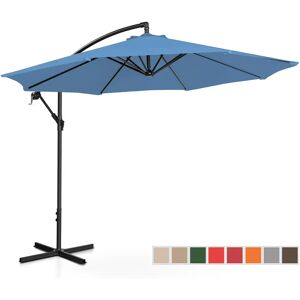 Uniprodo Hanging Parasol - blue - round - Ø 300 cm - tiltable UNI_UMBRELLA_R300BL_N