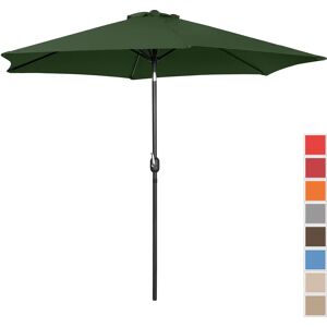 Uniprodo Outdoor Umbrella - green - hexagonal - Ø 300 cm - tiltable UNI_UMBRELLA_TR300GR_N