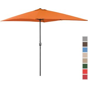 Uniprodo Large Outdoor Umbrella - orange - rectangular - 200 x 300 cm UNI_UMBRELLA_SQ2030OR_N