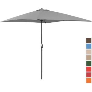 Uniprodo Factory second Large Outdoor Umbrella - dark grey - rectangular - 200 x 300 cm UNI_UMBRELLA_SQ2030DG_N