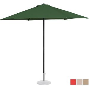 Uniprodo Large Outdoor Umbrella - green - hexagonal - Ø 270 cm UNI_UMBRELLA_MR270GR_N