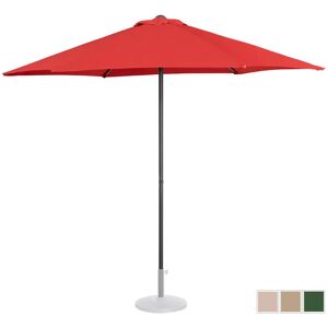 Uniprodo Large Outdoor Umbrella - red - hexagonal - Ø 270 cm UNI_UMBRELLA_MR270RE_N