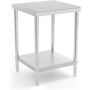 Royal Catering Stainless Steel Work Table - 60 x 60 cm - 150 kg load capacity RCAT-60/60-NW