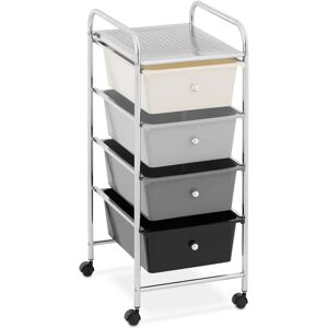 physa Salon Trolley - 4 drawers - black/grey PHYSA RR-29