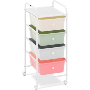 physa Salon Trolley - 4 drawers - green/grey/pink/cream PHYSA RR-31