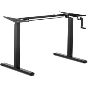 Fromm & Starck Standing Desk Frame - height-adjustable - for sitting & standing - manual - 70 kg - black STAR_ATFM_01