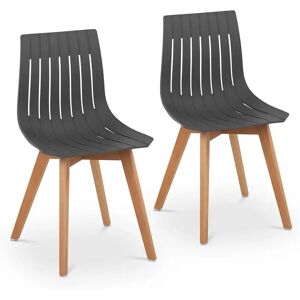 Fromm & Starck Chair - set of 2 - up to 150 kg - seat 50 x 47 cm - grey STAR_SEAT_16