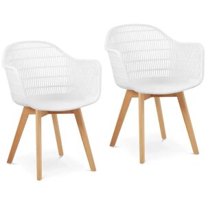Fromm & Starck Factory second Chair - set of 2 - up to 150 kg - seat area 490x450x450 mm - White STAR_SEAT_34