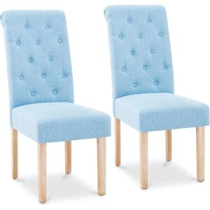 Fromm & Starck Upholstered Chair - set of 2 - up to 180 kg - seat 46 x 42 cm - sky blue STAR_CON_60