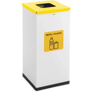 ulsonix Recycling Bin - 60 L - white - recyclable label ULX-GB5 N