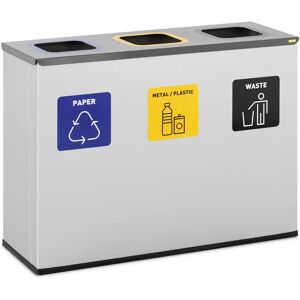 ulsonix Rubbish Bin - 180 L - 3 compartments ULX-GB11V2