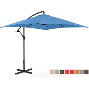 Uniprodo Factory second Hanging Parasol - blue - square - 250 x 250 cm - tiltable UNI_UMBRELLA_SQ250BL