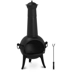 Uniprodo Steel Chiminea - 112 cm UNI_G_CHIMNEY_04