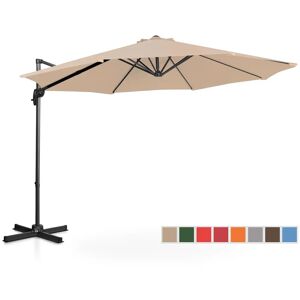 Uniprodo Garden umbrella - Cream - Round - Ø 300 cm - Tiltable and rotatable UNI_UMBRELLA_22R300CR_N