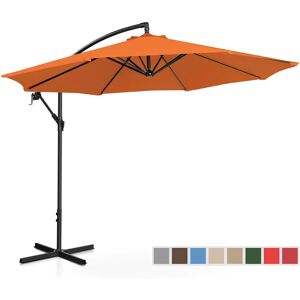 Uniprodo Garden umbrella - orange - round - Ø 300 cm - tiltable UNI_UMBRELLA_R300OR_N