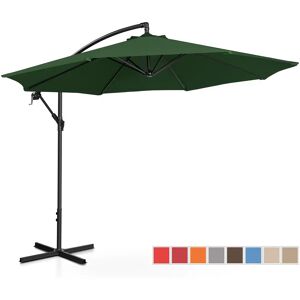 Uniprodo Garden umbrella - green - round - Ø 300 cm - tiltable UNI_UMBRELLA_R300GR_N