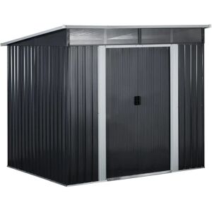 Uniprodo Metal Tool Shed - 225 x 180 x 203 cm UNI_SHED_03