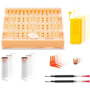 Wiesenfield Beekeeping Starter Kit - queen rearing - 322-pcs - transfer spoon - cell cups - hatching cells WIE-BEESET-3